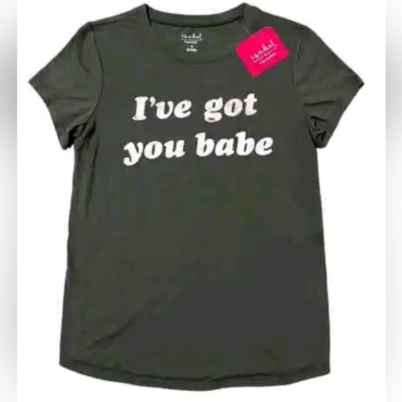 Isabel & Ingrid Maternity Olive 'I've Got you babe graphic Tee - Picture 8 of 8